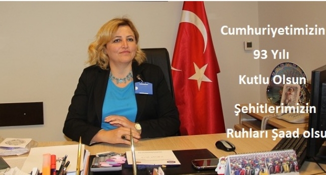 ÇA DER adına Nımeh Çevik  Cumhuriyet mesajı yayınladı..