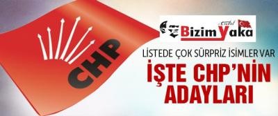 İşte CHP'nin belediye başkan adayları