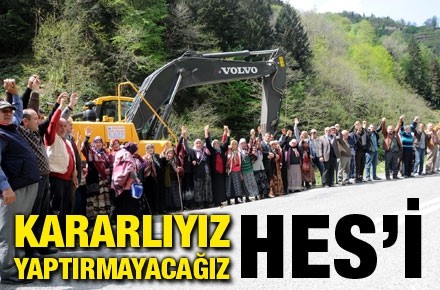 Şimşirli'deki Hes Mücadelesine Jandarmadan Joplu ve Biber Gazlı Müdahale