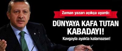 Zaman yazarından Erdoğan'a açık uyarı