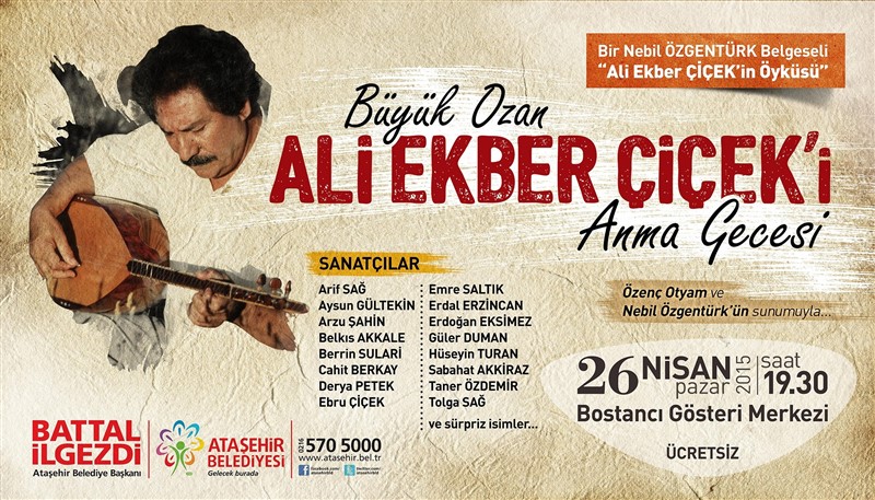 Büyük Ozan Türkülerle Anılacak