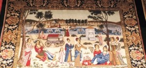 Ünlü Tablolar İpek Halıya Dönüştürülüyor