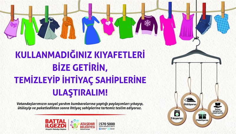 Toplanan giyecekler ihtiyaç sahipleriyle buluşuyor