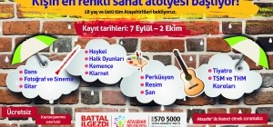 Kışın en renkli sanat atölyesi başlıyor