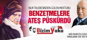 Nur talebesinden Fethullah Gülen mektubu