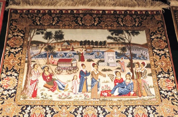 Ünlü Tablolar İpek Halıya Dönüştürülüyor