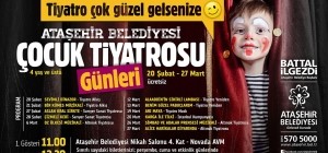 Ataşehir'de Çocuk Tiyatroları Devam Ediyor