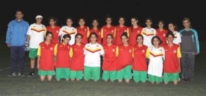Kadın futbol takımından futbol ziyafeti.