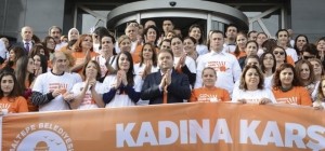Maltepe Belediyesi Kadına Şiddete 'Dur' Dedi