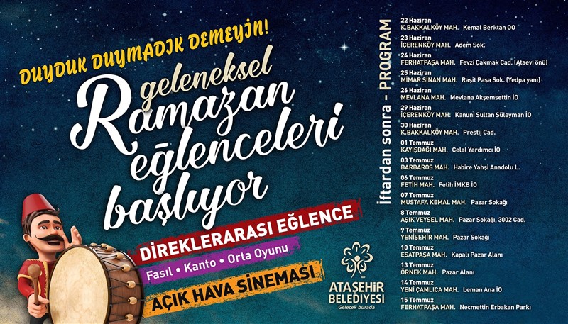 Düşler Tepesi Oyun Bahçesi'nde; masal, oyun, ebru ve gölge oyunları birarada