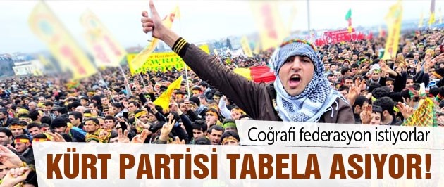 Bir Kürt partisi daha tabela asıyor!