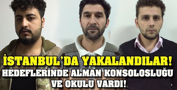 İstanbul'da Yakalandılar