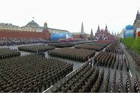 Kızıl Meydan'da Zafer Günü'nün 70. yıl dönümü kutlaması