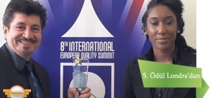 EKİN'İN DAMAT ŞARKISI LONDRA'DA  5.İNCİ ÖDÜLÜNÜ ALDI