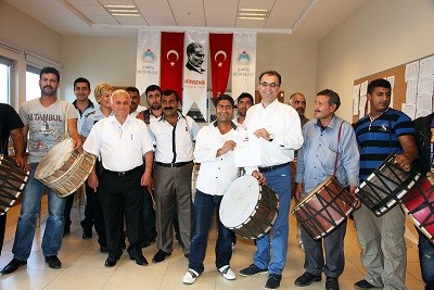 Davulcular Eğitimden Geçirildi.