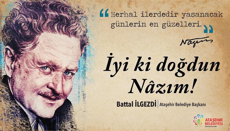 Nazım'ın Doğumgünü Ataşehir'de Kutlanacak