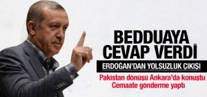Erdoğan'dan bedduaya lanet!