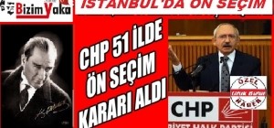 CHP'DE FLAŞ SEÇİM KARARI!