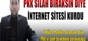 PKK silah bıraksın diye internet sitesi kurdu