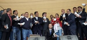 Güvercin yarışmasında bir ilk ..