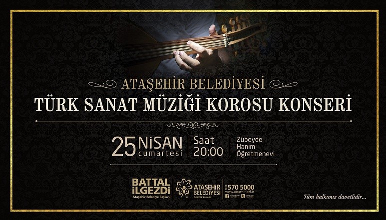 25 Nisan'da Türk Sanat Müziği Konseri