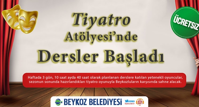 Tiyatro Atölyesi’nde Dersler Başladı