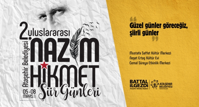 ATAŞEHİR’DE 'ŞİİR' GİBİ 4 GÜN!