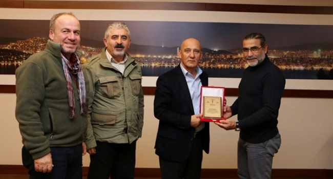 İsbidos yönetiminden başkan Altınok Öz’ü makamında ziyaret yaptı