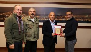 İsbidos yönetiminden başkan Altınok Öz’ü makamında ziyaret yaptı