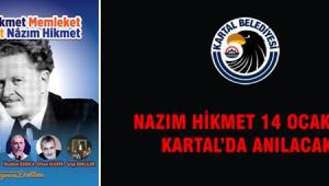 Nazım hikmet 14 Ocak’ta Kartal’da bir kez daha anılacak