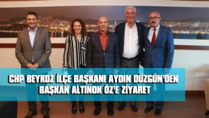 AYDIN DÜZGÜN’DEN BAŞKAN ALTINOK ÖZ’E ZİYARET