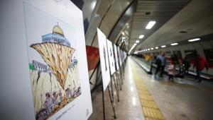 KUDÜS KARİKATÜRLERİ SERGİSİ AÇILDI