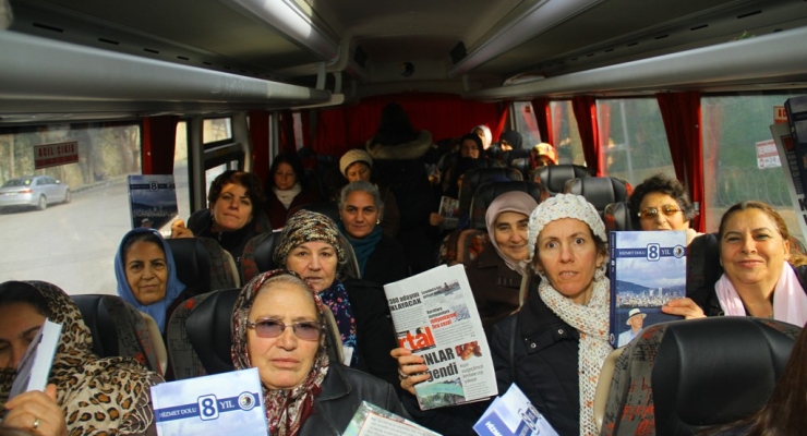 KARTALLI KADINLAR İÇİN DÜZENLENEN RİNG TURU DEVAM EDİYOR