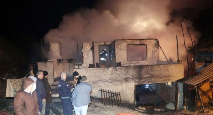 DÜZCE'DE YANGIN ...