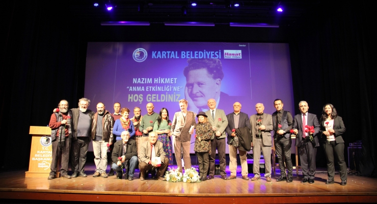 BÜYÜK TÜRK ŞAİRİ NAZIM HİKMET KARTAL’DA ANILDI