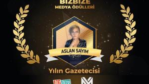 Aslan Sayım Yılın Gazetecisi Ödülüne Layık Görüldü!