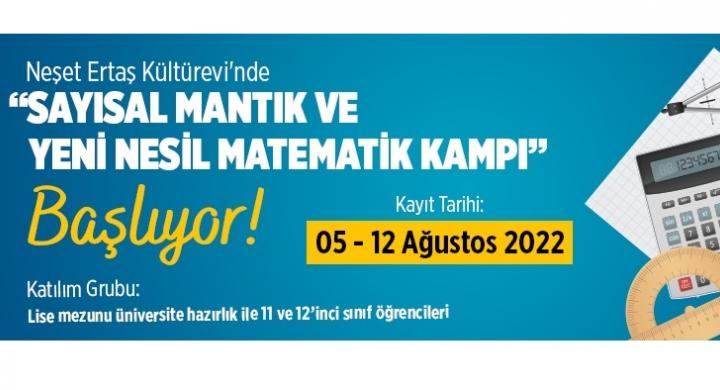    EZBERLERİ BOZAN YENİ NESİL MATEMATİK KAMPI ÖĞRENCİLERİNİ BEKLİYOR