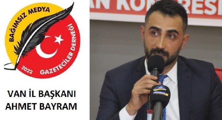 Gazeteciler Birliğinin VAN İl Başkanı belli oldu