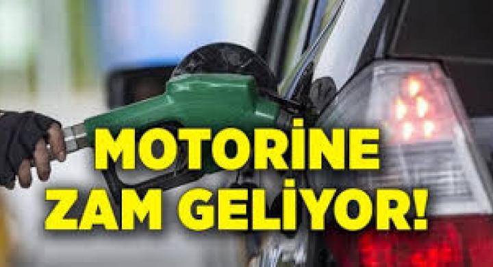 MOTORİNE ZAM GELİYOR!