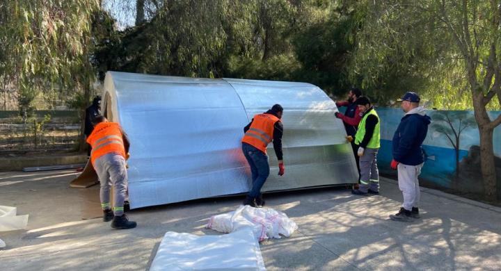 Kartal Belediyesi Hatay’da Afet Koordinasyon Çadırı Kurdu