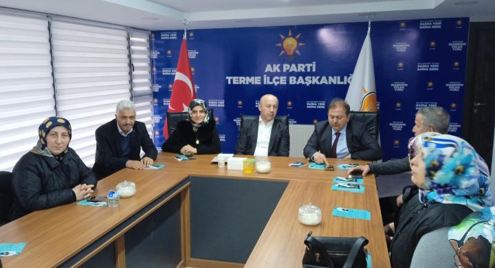 Milletvekili Aday Adayı Mustafa Seven Terme'de Ziyaretlerde Bulundu