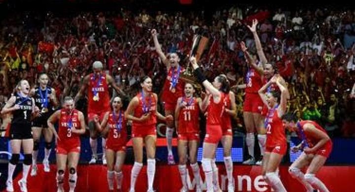 A Milli Kadın Voleybol Takımı Avrupa Şampiyonu 