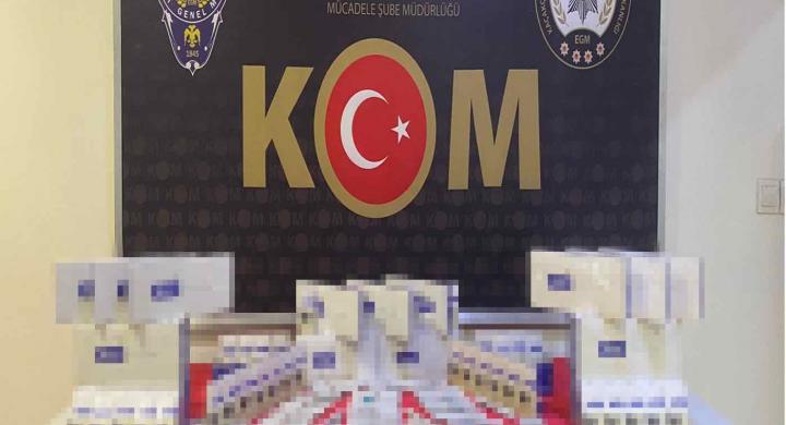 Erzincan'da kaçak sigara ele geçirildi..