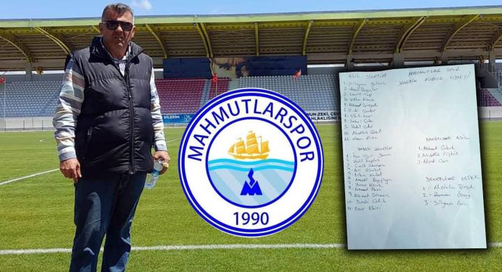 Mahmutlarspor'da olaylı genel kurul! Yeni Başkan Süleyman Yılmaz