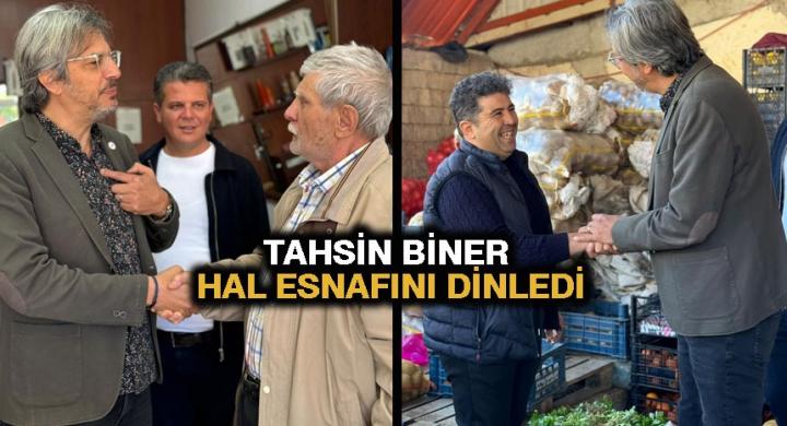 Zafer Partisi Alanya Belediye Başkan Adayı Biner hal esnafını dinledi