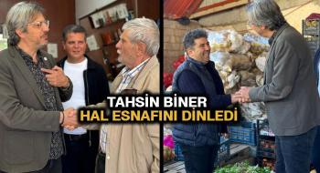 Zafer Partisi Alanya Belediye Başkan Adayı Biner hal esnafını dinledi