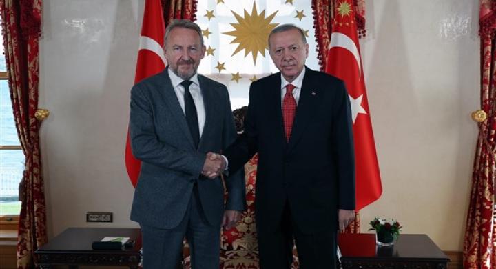 Cumhurbaşkanı Erdoğan, SDA Genel Başkanı İzetbegoviç ile bir araya geldi