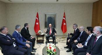 Cumhurbaşkanı Erdoğan, Sancak bölgesindeki siyasi ve dini liderlerle görüştü