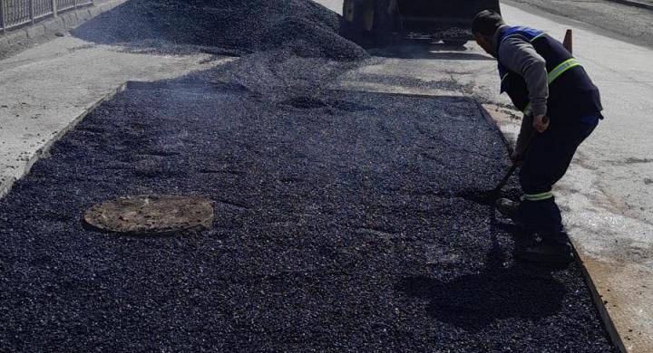 Erzurum Büyükşehir Belediyesi Asfalt Sezonunu Erken Başlattı!