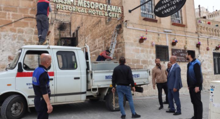 Mardin Midyat’ta tarihi doku korunuyor